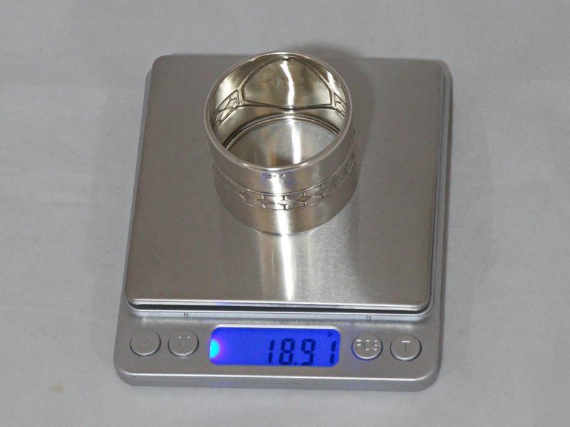 Кольцо для салфеток Серебро 800 пр 18,9 гр Европа — 6